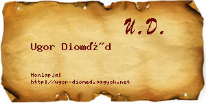 Ugor Dioméd névjegykártya